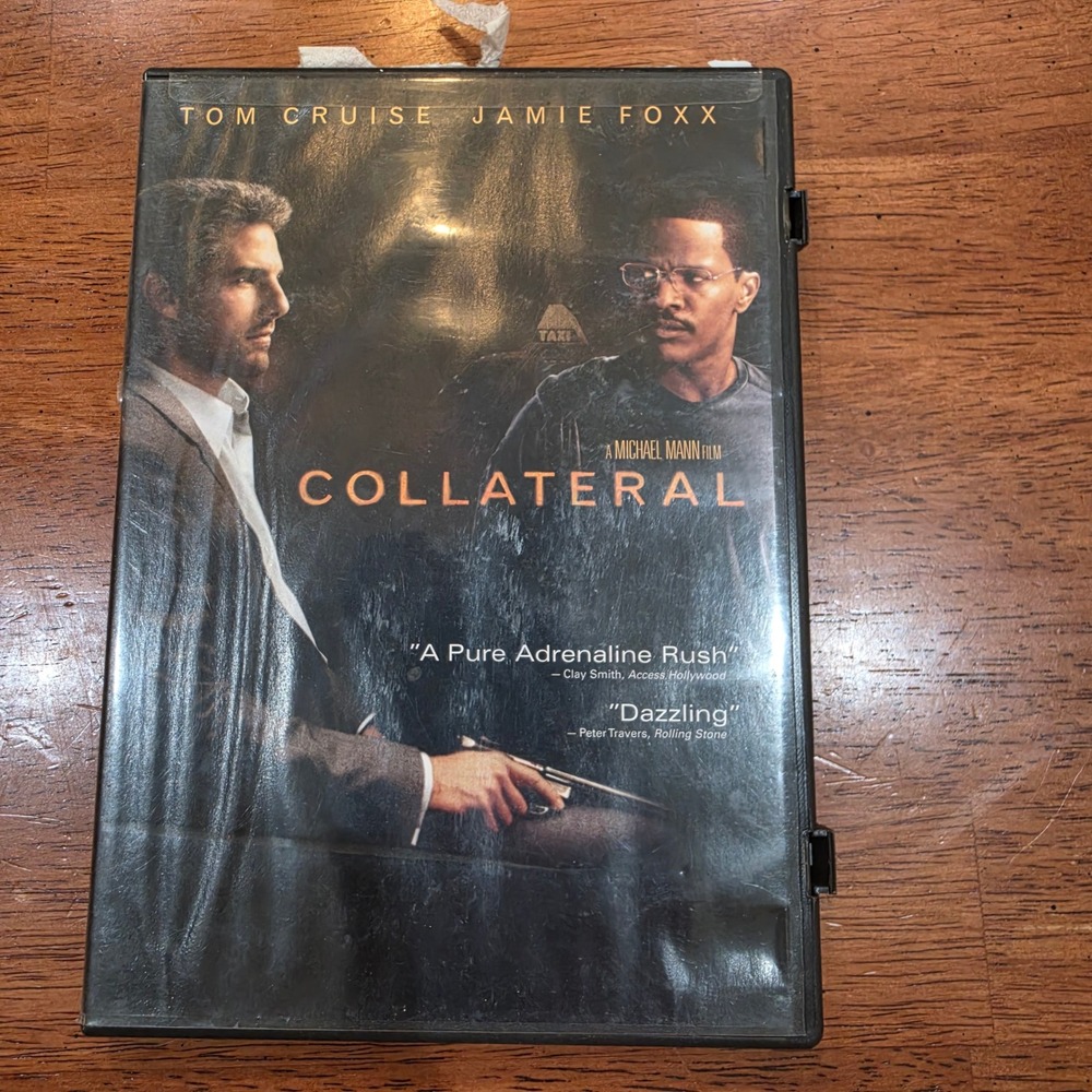 DreamWorks Collateral DVD Movie Tom Cruise Jamie Foxx Excellent Crime Thriller